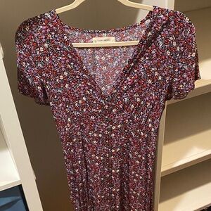 Lucky Brand Multicolor Floral Maxi Dress